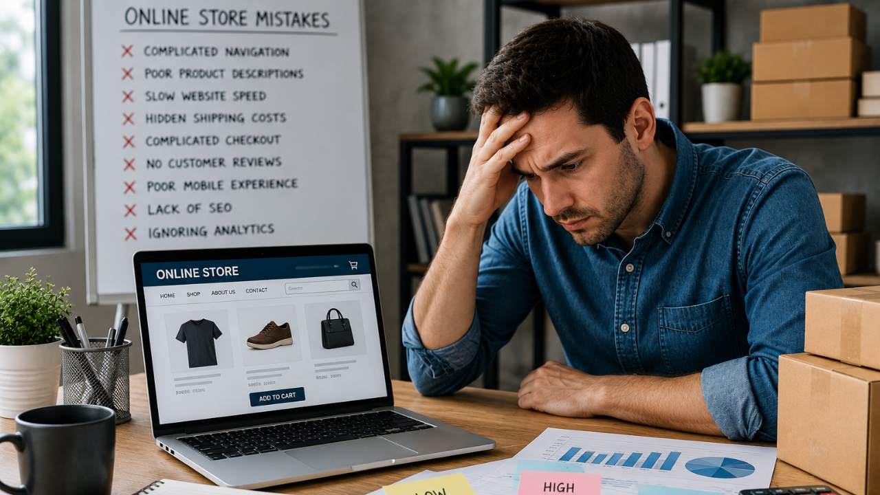 Common Online Store Mistakes That Cost Businesses Sales