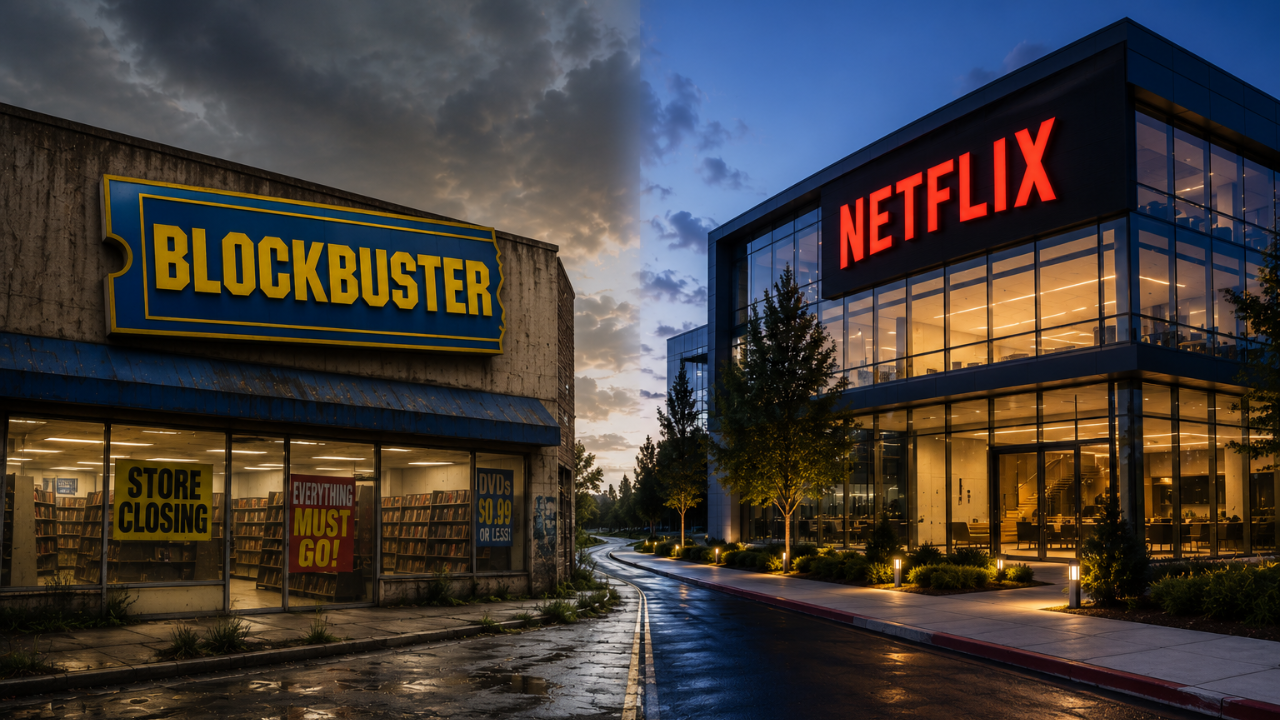 Why Blockbuster Failed and Netflix Won