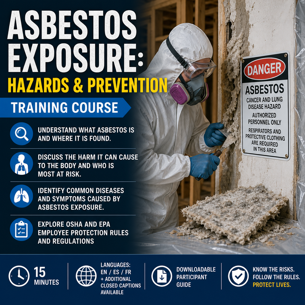 Asbestos Exposure: Hazards and Prevention – Training Course
