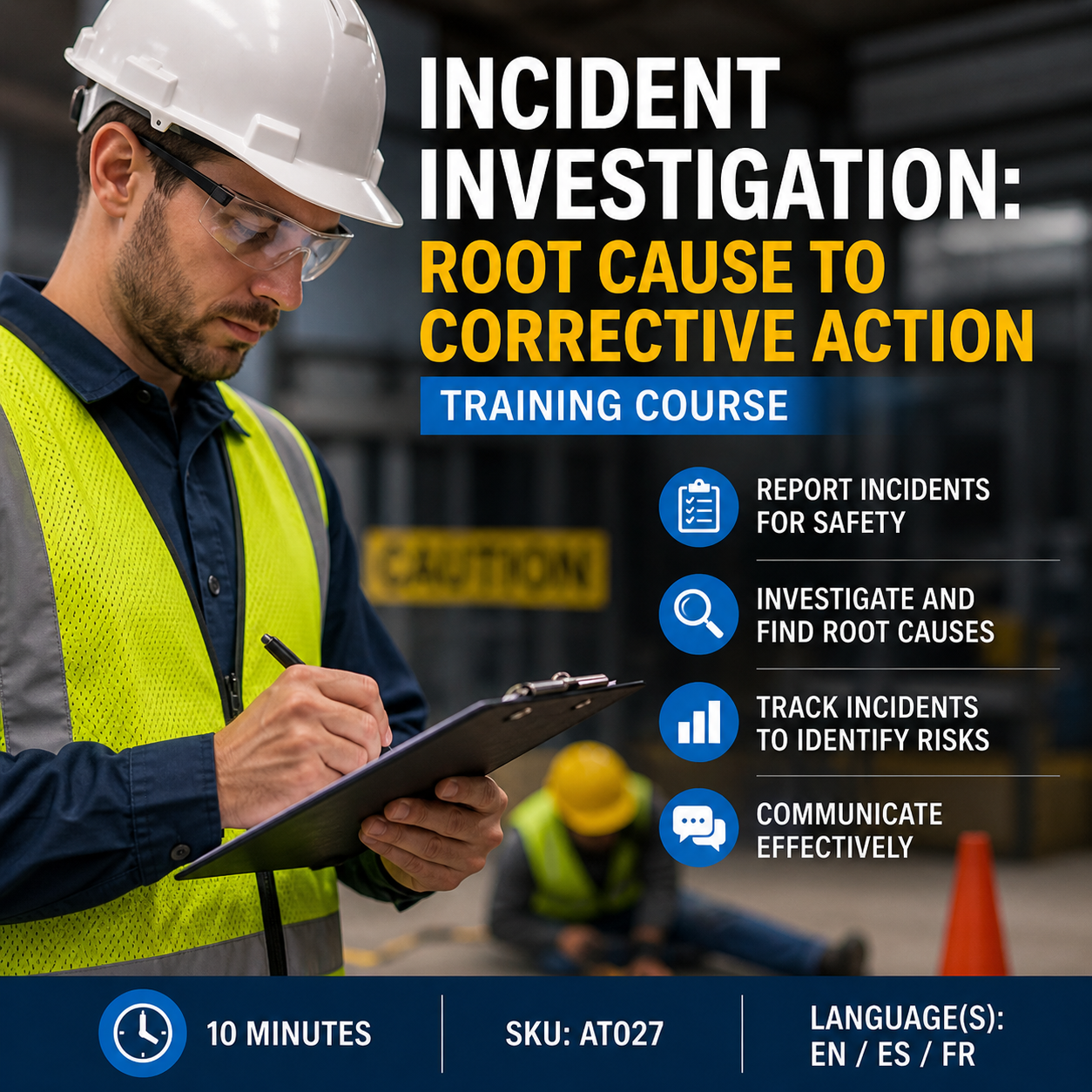 Incident Investigation: Root Cause to Corrective Action – Training Course