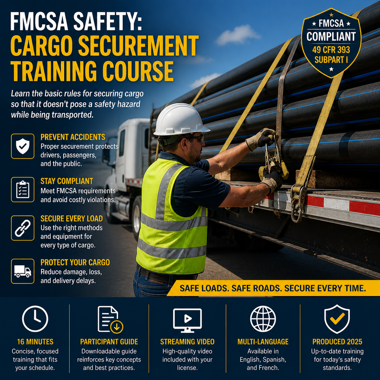 FMCSA Safety: Cargo Securement – Training Course
