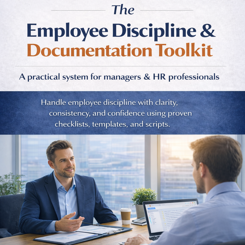 Employee Discipline & Documentation Toolkit