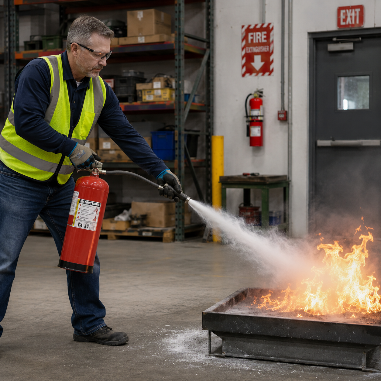 Fire Extinguishers: Putting Out The Fire – Training Course