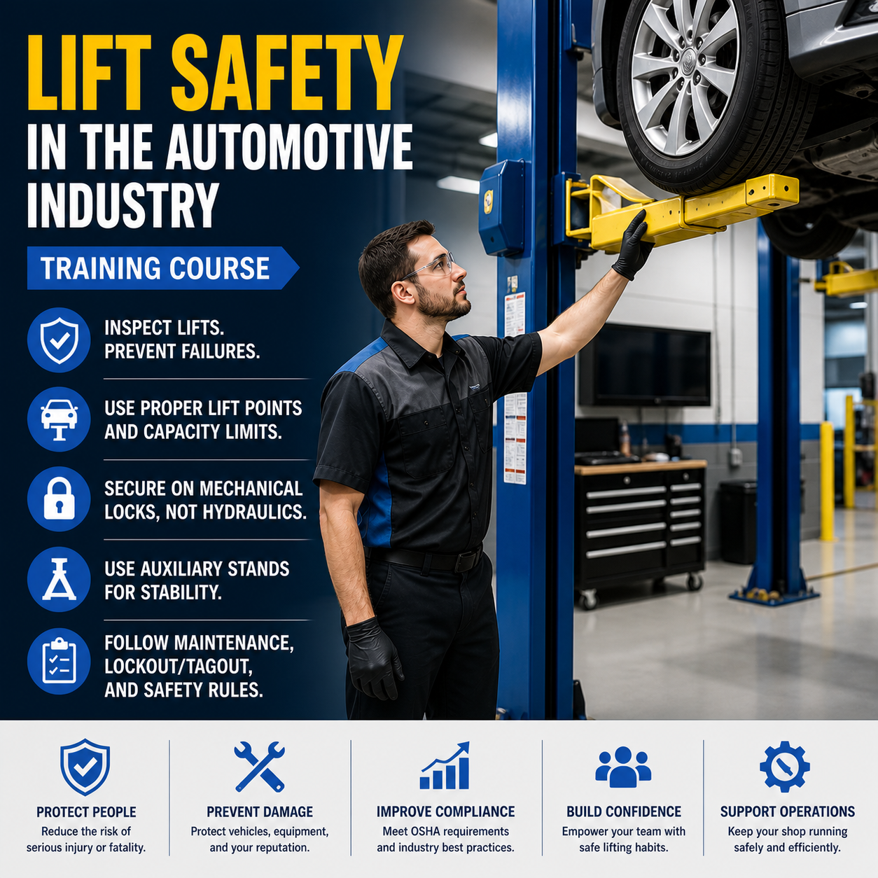 Lift Safety in the Automotive Industry – Training Course