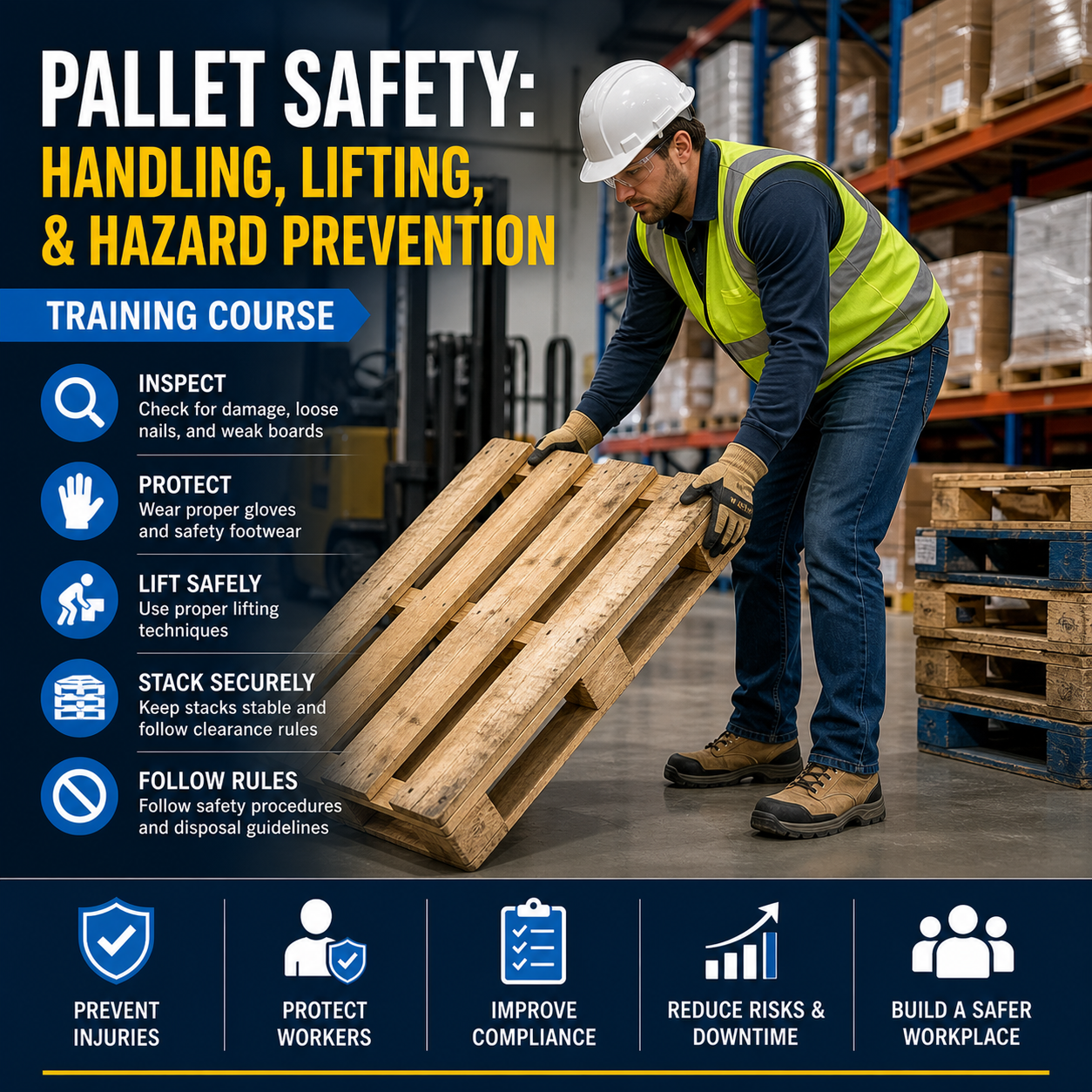 Pallet Safety: Handling, Lifting, and Hazard Prevention – Training Course