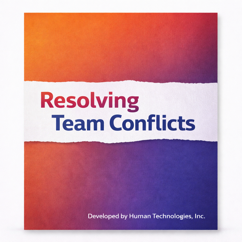 Resolving Team Conflicts Courseware